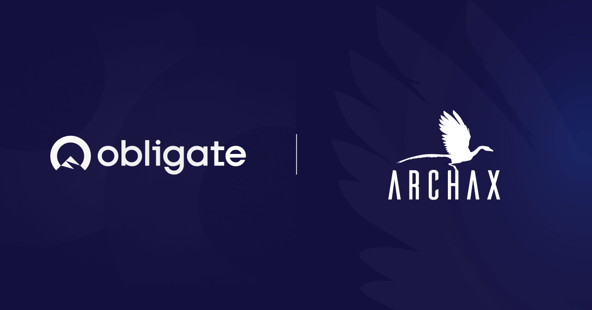 Obligate Announces Go-Live of Digital Debt Securities Listing with Archax - Unlocking New Institutional Investment Opportunities